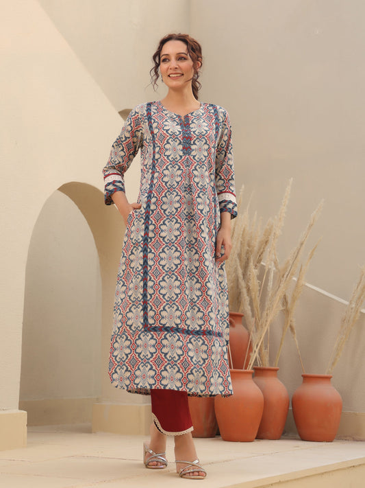 Women Ethnic Motifs Printed Kurta