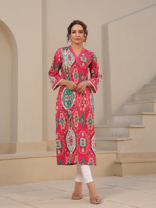 Women Ethnic Motifs Printed Kurta